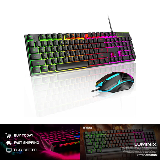 LUMINIX (Wired Gaming Keyboard with RGB Backlight)
